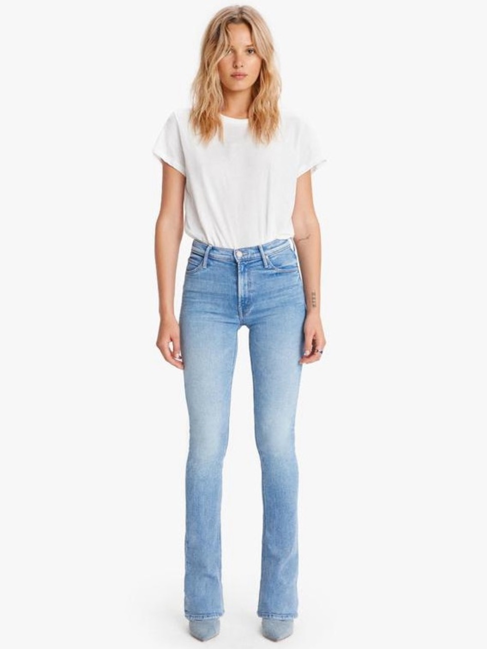 Mother Denim High Waisted Runaway Jeans in Dropping In 💗